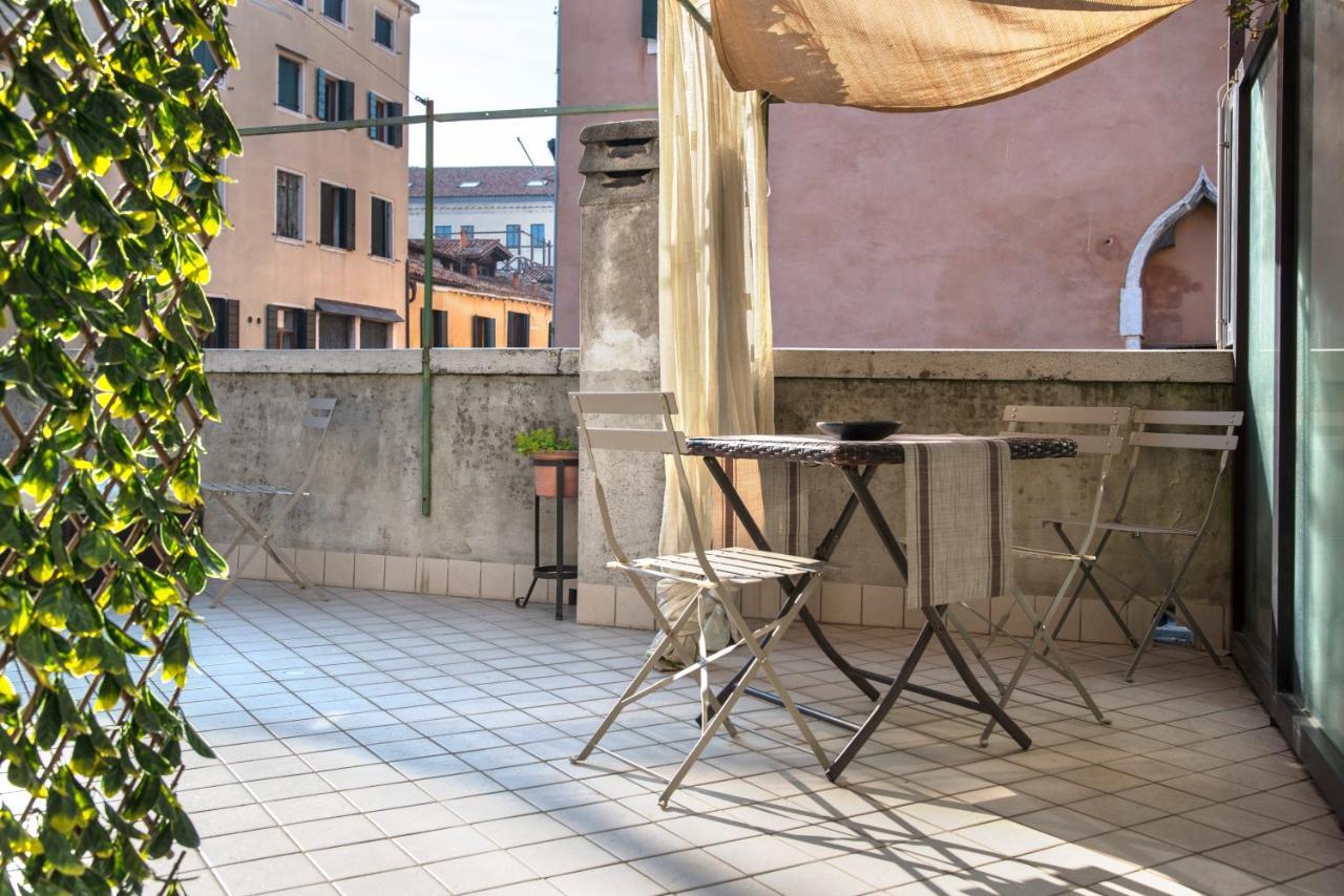 Tre Sestieri Terrace Canal View Venedig Exteriör bild