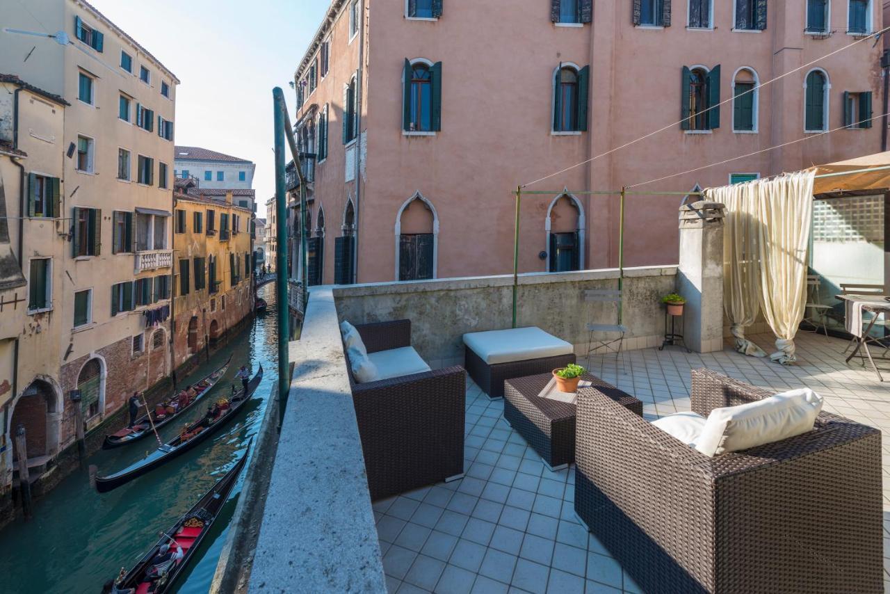 Tre Sestieri Terrace Canal View Venedig Exteriör bild
