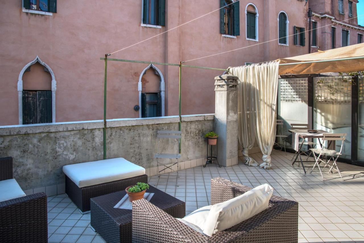 Tre Sestieri Terrace Canal View Venedig Exteriör bild